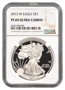 2013-W 1 oz Silver Eagle NGC PF69 Ultra Cameo