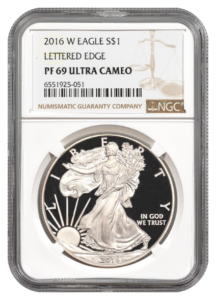 2016-W 1 oz Silver Eagle NGC PF69 Ultra Cameo