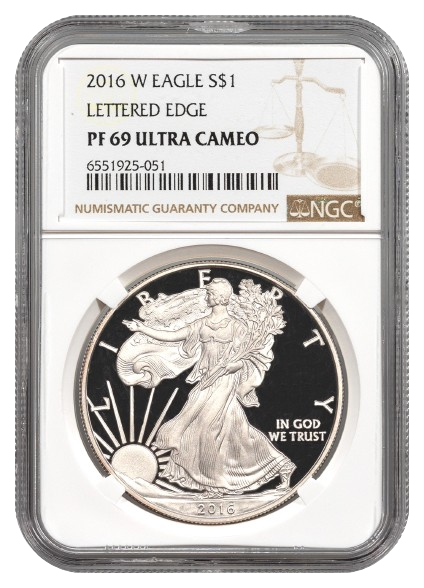 2016-W 1 oz Silver Eagle NGC PF69 Ultra Cameo