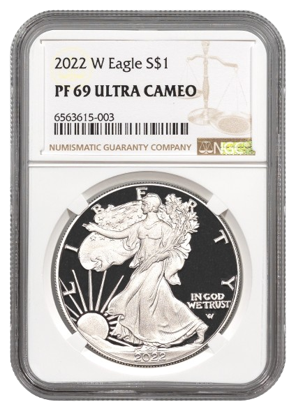 2022-W 1 oz Silver Eagle NGC PF69 Ultra Cameo