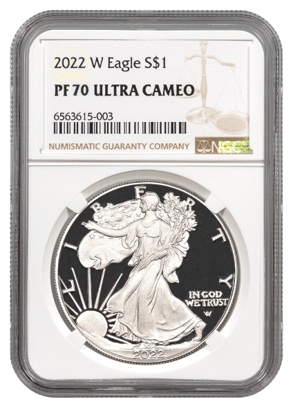 2022-W 1oz Silver Eagle NGC PF70 Ultra Cameo