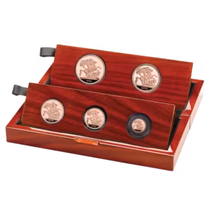 2023 5-Piece British Gold Coronation Sovereign Set