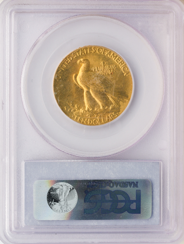 1907 $10 Indian Wire Edge PCGS MS63 CAC