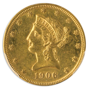 1906-O $10 Liberty PCGS MS62