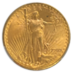 1910 $20 Saint Gaudens CACG MS64