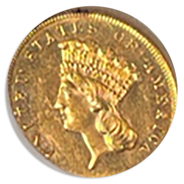 1880 $3 Indian Princess NGC MS62 Proof Like CAC