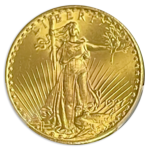 1927 $20 Saint Gaudens PCGS MS66 CAC