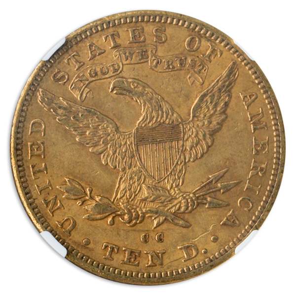 1893-CC $10 Liberty NGC AU58 CAC