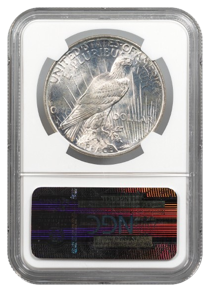 1922-D Peace $1 NGC MS64