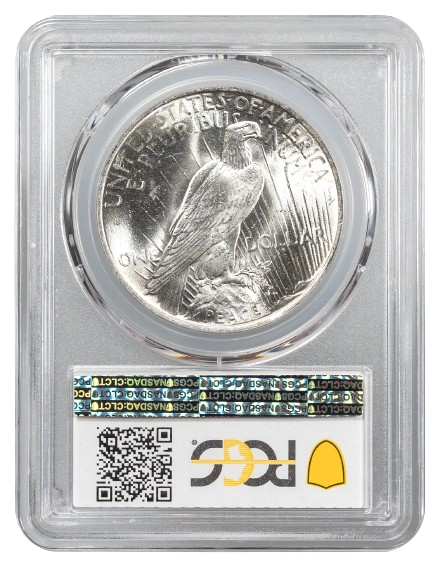 1923 Peace $1 NGC MS65