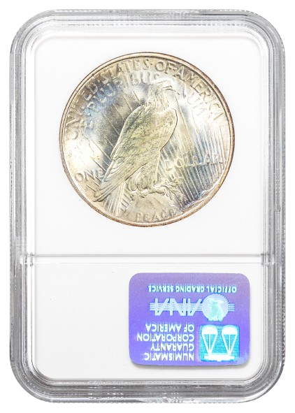 1925-S Peace $1 NGC MS64