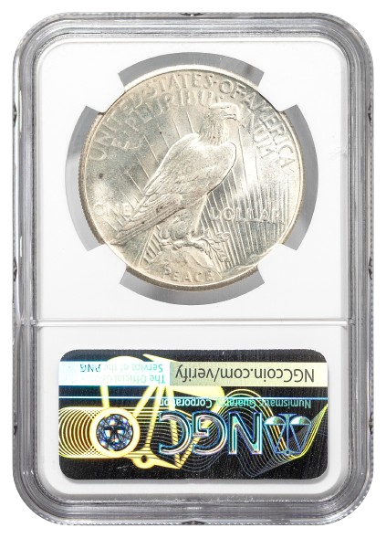 1926 Peace $1 NGC MS63