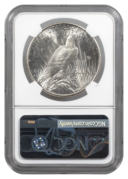 1926-S Peace $1 NGC MS64