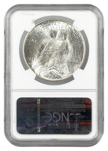 1928-S Peace $1 NGC MS64