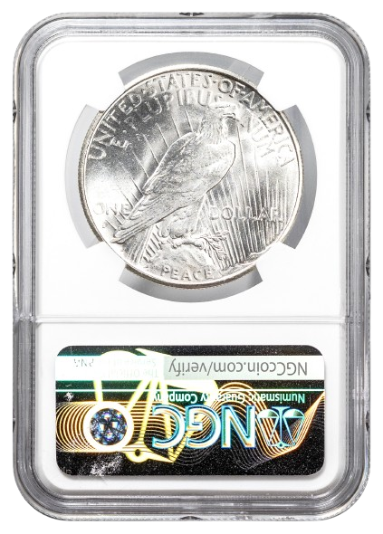 1934-S Peace $1 NGC MS64
