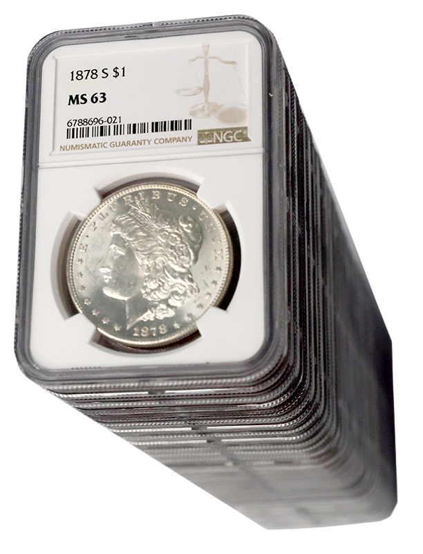 30-Piece Morgan Dollar Set NGC MS63