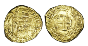 Escudo Carlos and Juana Atocha shipwreck coin