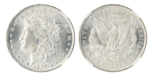 1891- CC Morgan Dollar 