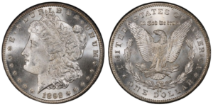 1892- CC Morgan Dollar