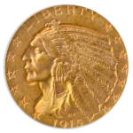 $5 INDIAN 1915-S PCGS