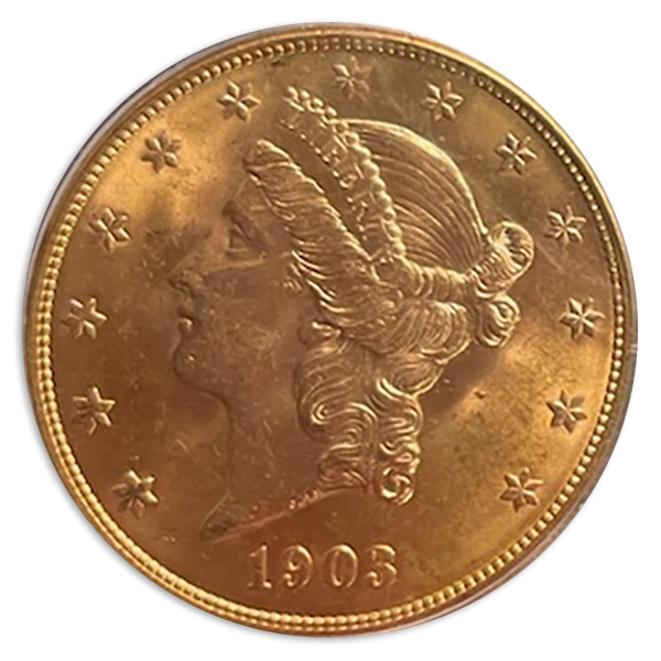 1903 $20 Liberty PCGS MS65 CAC