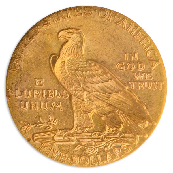 1914-D $5 Indian NGC MS64