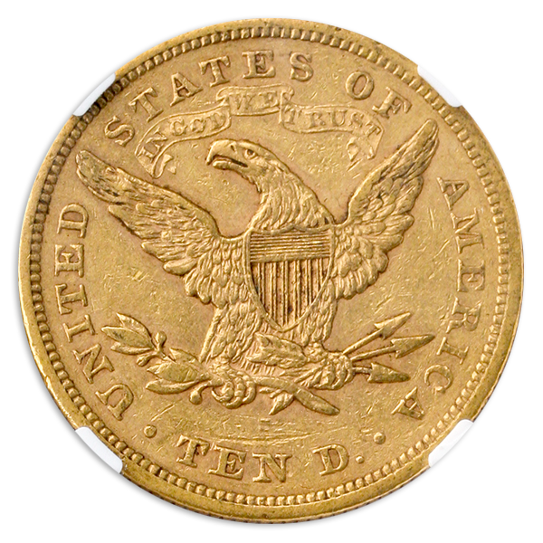 $10 Liberty 1866-S With Motto