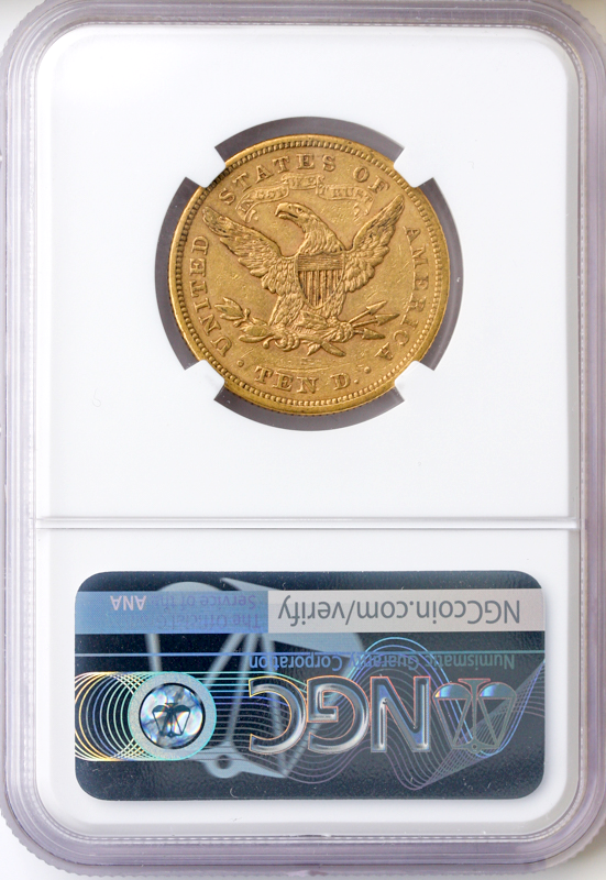 $10 Liberty 1866-S With Motto