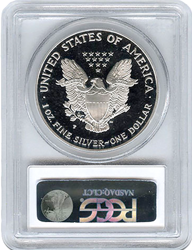 1995-P 1 oz Silver Eagle PCGS PR70DCAM