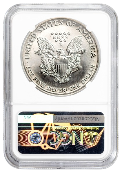 1988-S 1 oz Silver Eagle NGC