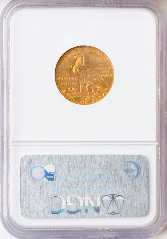 1908-D $5 Indian NGC MS64