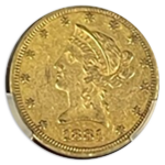 1881-O $10 Liberty CACG XF45