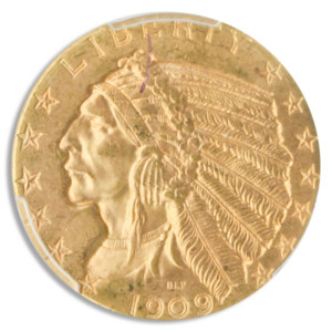 $5 Indian Certified MS65