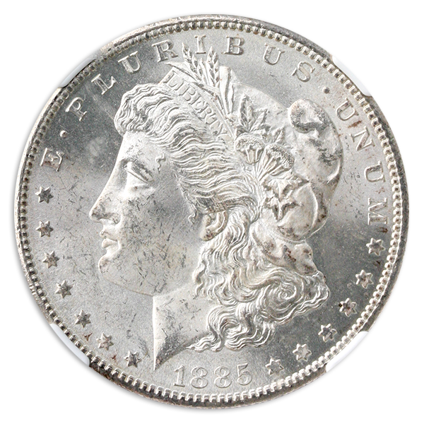 1885-S Morgan Dollar NGC MS65