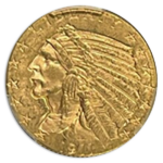 1911-D $5 Indian PCGS MS63 CAC