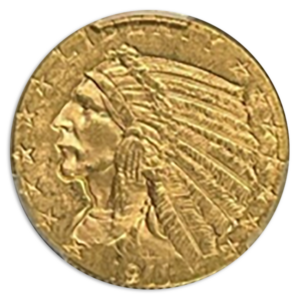 1911-D $5 Indian PCGS MS63 CAC