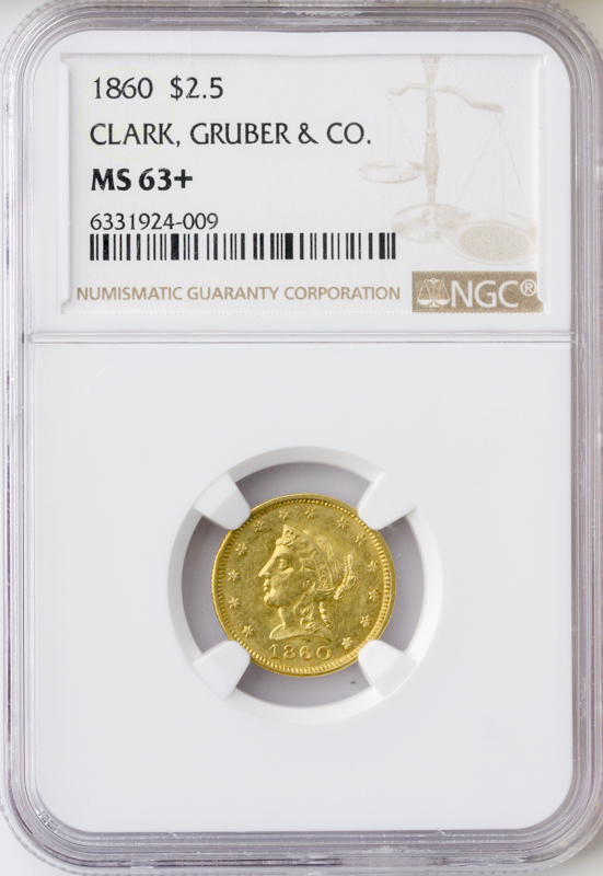 $2.50 Clark Gruber 1860