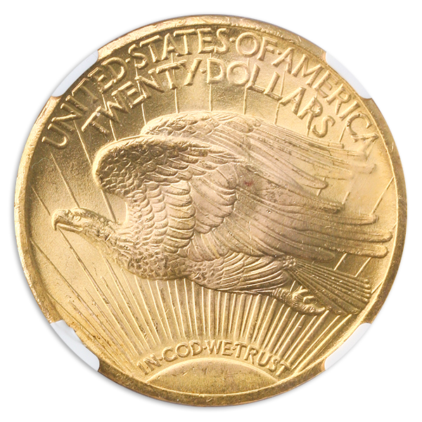 1928 $20 Saint Gaudens NGC MS66 CAC +