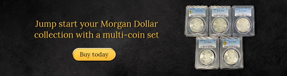 Jump start your Morgan Dollar collection with a multi-coin set