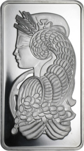 10 oz Credit Swiss Platinum Bar (New w/Assay, Types Vary)