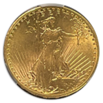 1911-D $20 Saint Gaudens CACG MS65