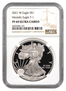 2021-W 1oz Silver Eagle NGC T1