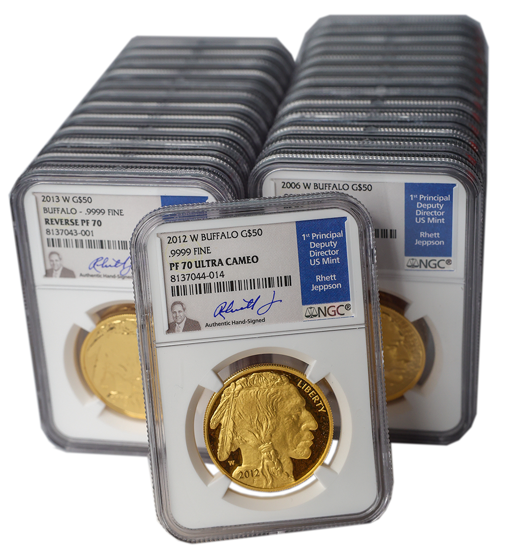 26-Piece Gold Buffalo Set 2006-2023 NGC PF70 Ultra Cameo