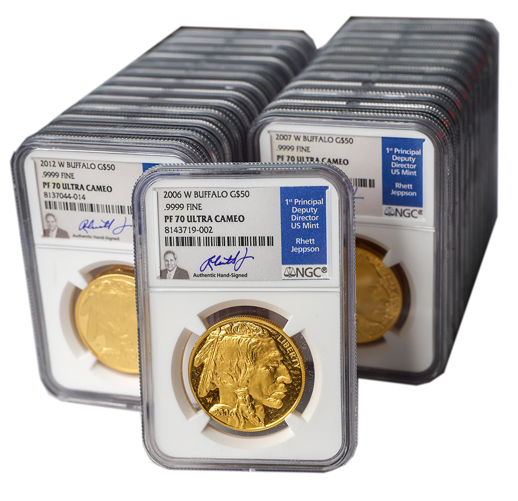 26-Piece Gold Buffalo Set 2006-2023 NGC PF70 Ultra Cameo