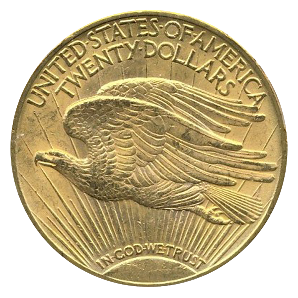 1909 $20 Saint Gaudens PCGS MS63 CAC