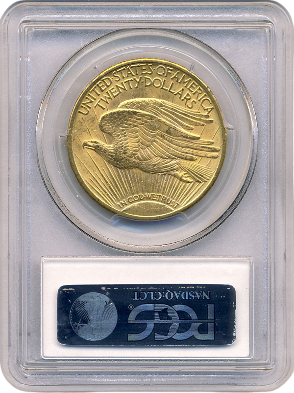 1909 $20 Saint Gaudens PCGS MS63 CAC