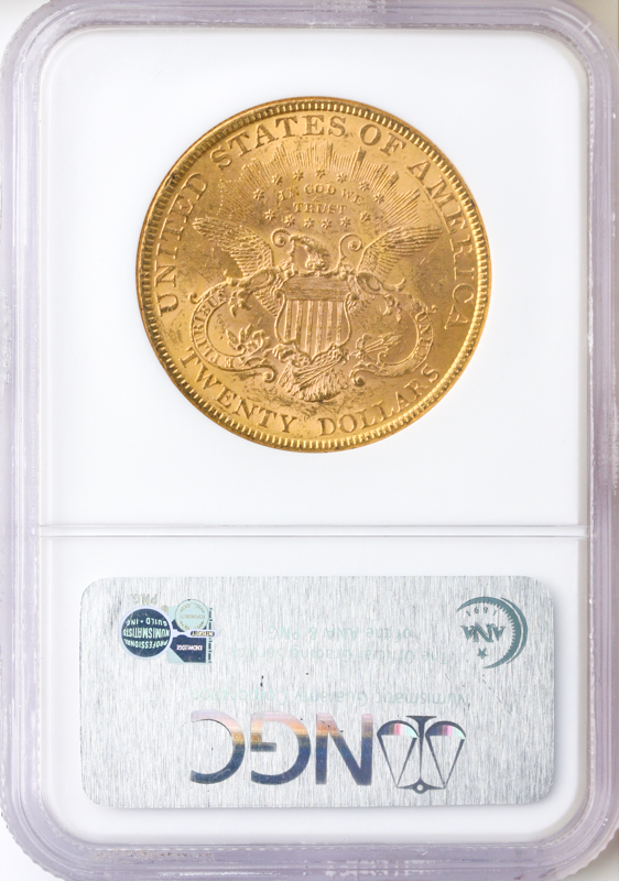1893 $20 Liberty NGC MS62 CAC