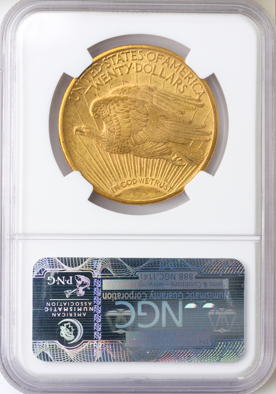 1911 $20 Saint Gaudens NGC MS62 CAC 1911 $20 Saint Gaudens NGC MS62 CAC