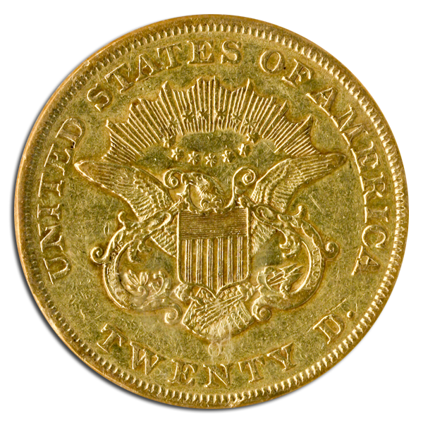 1858-O $20 Liberty PCGS XF45 CAC