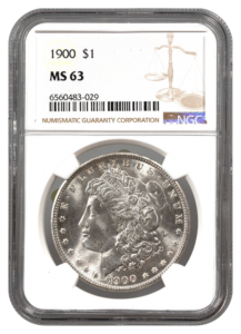 1900-S Morgan $1 NGC MS63